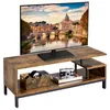 Yaheetech TV-Schrank, Fernsehtisch mit 2 Ablagen, TV-Regal, Produktbild-Vorschau 7