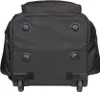 The bottom view of a black rolling bag. Náhľad obrázku produktu