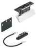 A collection of parts for a foot-operated door opener system. Produktbild-Vorschau