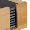 Relaxdays Schiefer Untersetzer 8er Set, mit Bambus Box, Produktbild-Vorschau 8
