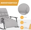 HOMCOM Schaukelstuhl Sessel Relaxsessel mit Fußstütze, Produktbild-Vorschau 5