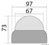 Finder Kompas 2"5/8 z. Aufstellen schwarz/schwarz , 1 Stück Produktbild-Vorschau 4