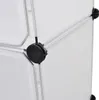 vidaXL Modularer Schrank mit 9 Fächern 109x36,5x143 cm Weiß Produktbild-Vorschau 6