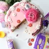 BackDecor 24 Blumen weiß & rot aus Zucker Produktbild-Vorschau 3