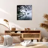 Bild auf Leinwand - Leinwandbild - See Dock Boot Bäume - Produktbild-Vorschau 7