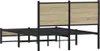 vidaXL Metallbett ohne Matratze Sonoma-Eiche 120x190 cm Produktbild-Vorschau 6