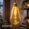 Lumière décorative LED 'Glow', 5 warmw. LED, verre ambre Voir les images du produit 7