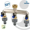 tecuro 3-Wege Verteilerstück 3/4 Zoll (DN 15) mit Produktbild-Vorschau 4