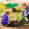 Playfun Kinder Schubkarre aus Metall Blech grün Produktbild-Vorschau 3