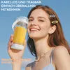 Tragbarer Mini Mixer USB, 600ml Smoothie Maker, 12 Klingen, Produktbild-Vorschau 5