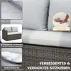 MeXo Gartenlounge Set 8 Personen Lounge Gartenmöbelset Produktbild-Vorschau 5
