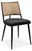CALICOSY - Lot de 4 chaises avec cannage naturel et Voir les images du produit 5