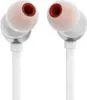 A close-up studio shot of a pair of white JBL Tune 310 C in-ear headphones against a white background. Produktbild-Vorschau