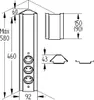 Energie-Ecksäule ST 3072/3 in EDELSTAHL mit 3 Steckplätzen Produktbild-Vorschau 1