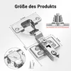 10PCS Topfband 35mm Mittelanschlag mit Dämpfung Schrank Produktbild-Vorschau 6