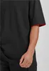 Urban Classics - CONTRAST Tall Tee schwarz / rot - L Voir les images du produit 18
