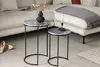 Elegantes Beistelltisch 2er Set MARMO 55cm Produktbild-Vorschau 2