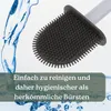 Klobürste Silikon weiß Wandmontage Silikon Toilettenbürste Produktbild-Vorschau 5