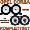 Alpine SXE Komplettset für vorne & hinten für Opel Corsa B, Produktbild-Vorschau 1