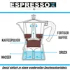 ESPRESSOX kávovar na espresso kávovar na moka kávovar na Náhľad obrázku produktu 4