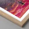 Gerahmtes Poster - Rahmen in heller Eiche - Mond Schaukel Produktbild-Vorschau 2