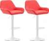 2er-Set Barhocker – Kunstlederstühle – höhenverstellbar – Produktbild-Vorschau 1