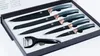 5tlg. Messerset KING® CARBON DESIGN Edelstahl beschichtete Produktbild-Vorschau 3