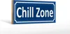 Holzschild Chill Zone 27x10cm Wellness Entspannen Produktbild-Vorschau 2
