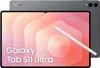 A Samsung Galaxy Tab S11 Ultra tablet with a stylus is shown, with marketing text overlayed on the screen. Produktbild-Vorschau