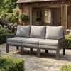 Merax Gartenmöbel-Set 3-Sitzer Outdoorsofa, Produktbild-Vorschau 4