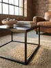 Couchtisch 60x60x40 cm Metall Wohnzimmertisch Industrial Produktbild-Vorschau 3