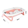 Faltbare Babybadewanne mit digitalem Thermometer und Kissen Produktbild-Vorschau 6