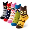 Damen Eulensocken 5er Set – Lustige bunte Socken Produktbild-Vorschau 1