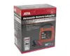 The image shows the retail packaging of an APA automatic battery charger. Produktbild-Vorschau