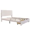 Letto imbottito 140 x 200 cm, letto matrimoniale con ampio Anteprima dell’immagine prodotto 10