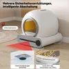 okwish Samočisticí kočičí toaleta pro více koček - Extra Náhled obrázku produktu 3