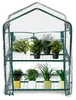 A mini greenhouse with plants on shelves. Náhled obrázku produktu