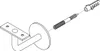 Intersteel Handlaufhalter flach Auflage Schraublöchern Produktbild-Vorschau 4