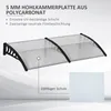 Outsunny Pultvordach Vordach für Haustür 200 x 96 x 27 cm Produktbild-Vorschau 4