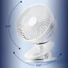 Kabelloser Mini Tischventilator Mit Akku 1200 mAh – USB, Produktbild-Vorschau 5
