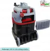 A vacuum cleaner filter is shown next to a vacuum cleaner. Produktbild-Vorschau
