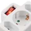 Steckdosenadapter McPower, 1x Schutzkontakt, 2x Euro, mit Produktbild-Vorschau 5