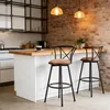 Meubles Cosy Set da 2 sgabelli da bar girevoli in stile Anteprima dell’immagine prodotto 10