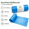 RyanPack Müllbeutel ohne Griff HDPE 70×110 cm 20µ Produktbild-Vorschau 3