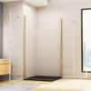 AICA Walk in Dusche 120x195cm 6mm NANO  ESG-Glas Goldene  Produktbild-Vorschau 3