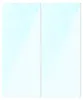 Two rectangular panels with a light blue gradient, suggesting glass or a similar material. Produktbild-Vorschau