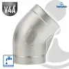 tecuro Kurzer Winkel 45° Edelstahl V4A (AISI 316), IG x IG Produktbild-Vorschau 3