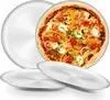 Pizzablech 4er-Set, Edelstahl Rund Pizzaform Pizza Produktbild-Vorschau 2