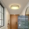 ZMH LED plafoniera soggiorno rotonda verde moderno tessuto Anteprima dell’immagine prodotto 5