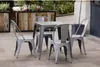 Bolero Bistro Quadratischer Bistrotisch Aus Stahl Grau 66Cm Produktbild-Vorschau 12